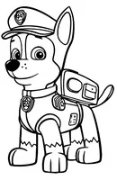 Paw Patrol kleurplaat 22